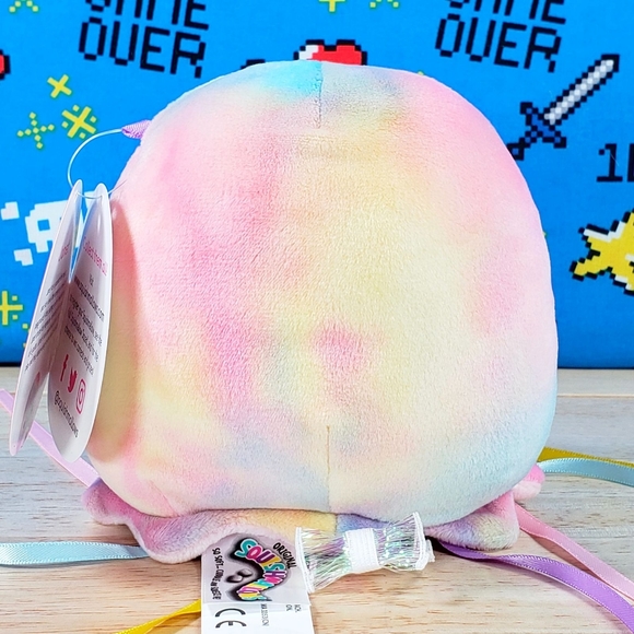 Squishmallow Janet the Jellyfish 5" UltraSoft Stuffed Valentine's Day Plush NWT - Picture 4 of 12